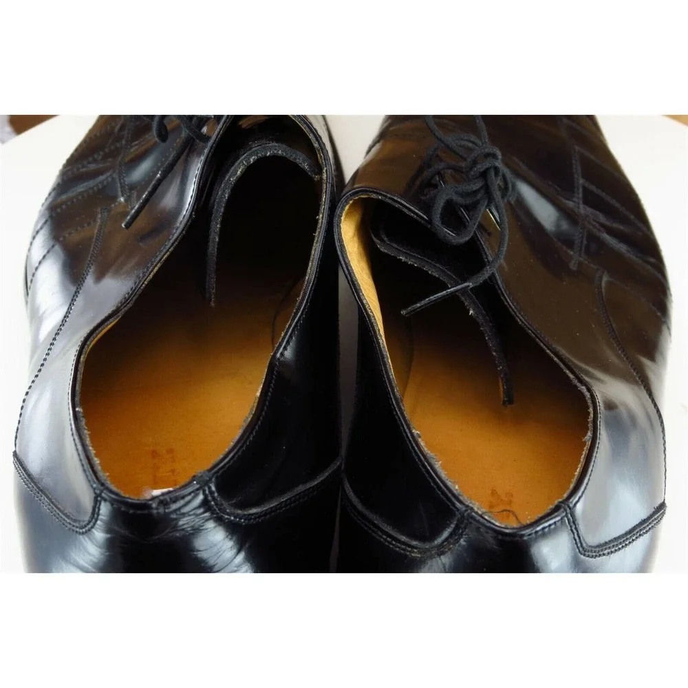Four-Ay Shoes Sz 44 M Black Derby Oxfords Patent Leather‎ Men 2020